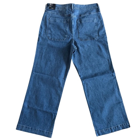 J. Crew women’s Tall wide leg crop jean w/ welt pockets 31T size 31 NWT #705 - Picture 12 of 12